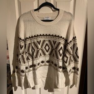 Old Navy Cream Knit Sweater